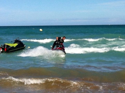 Alquiler moto agua en circuito, Peñíscola, 15 min