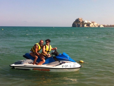 Alquiler moto agua en circuito, Peñíscola, 30 min