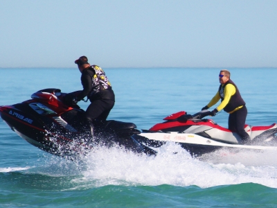 Percorso in moto d'acqua Pebret 1 ora