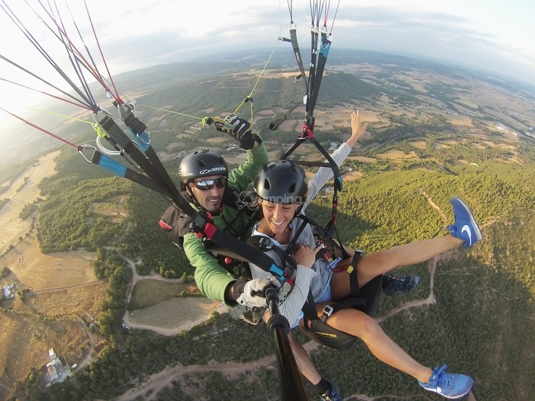  Nel punto più alto del parapendio 