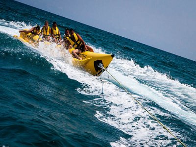 Banana boat en la costa de Marbella 10min