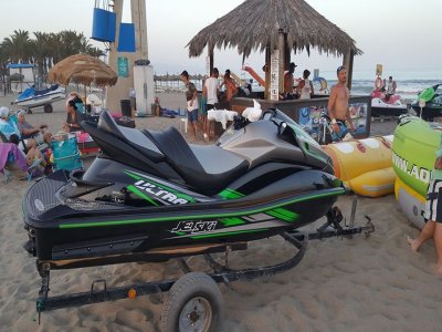 Jet ski Torremolinos jet boat y aquarocket 2 pax