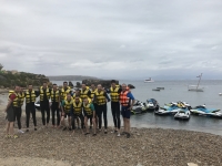 Grupo preparado para las motos nauticas