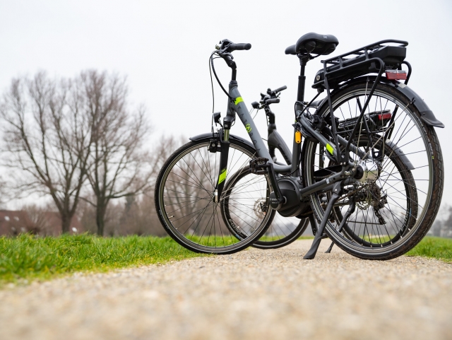 Alquiler de bicicletas eléctricas de medio día en Plaidy Beach