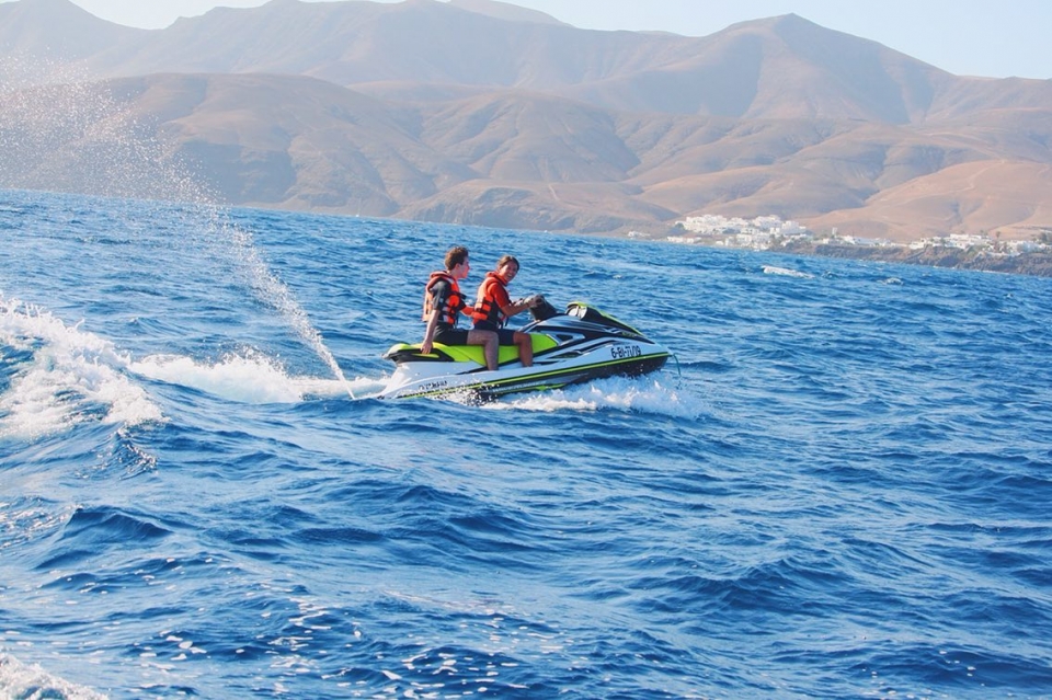 Motos de agua en Lanzarote