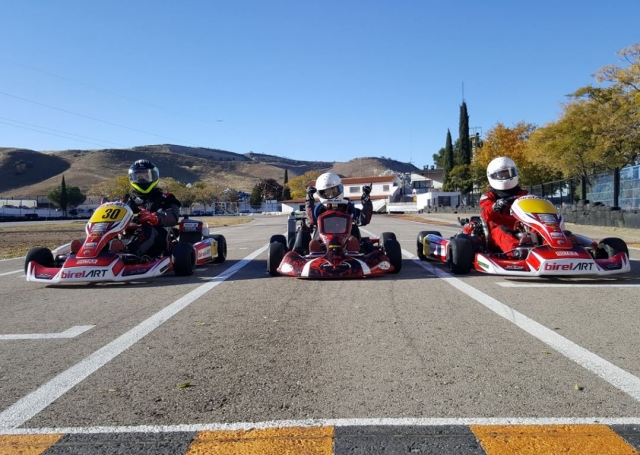 Pilotos de karting en Torrejon