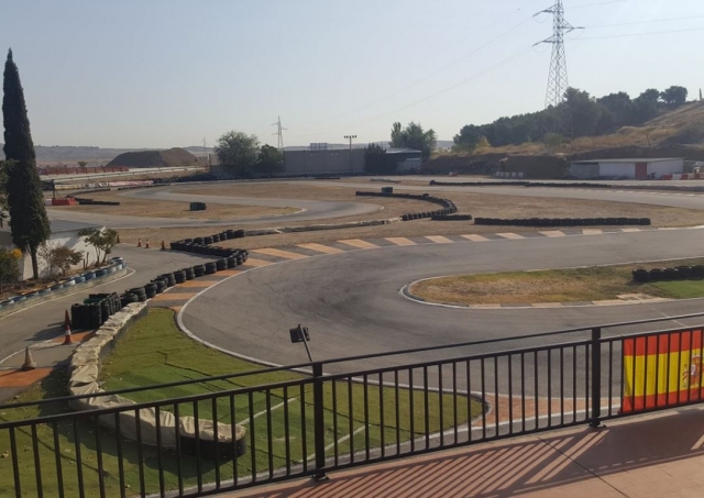 Vistas del circuito cerca de Torrejon