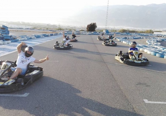 Competidores en la linea de salida