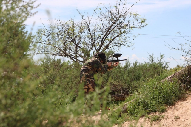 Apuntando al contrincante