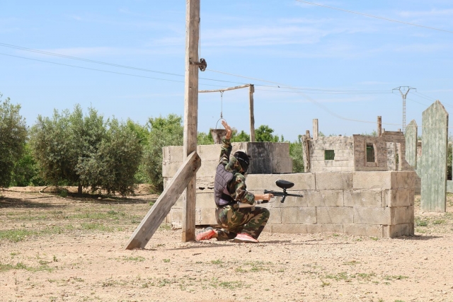 Partida de paintball en Alicante