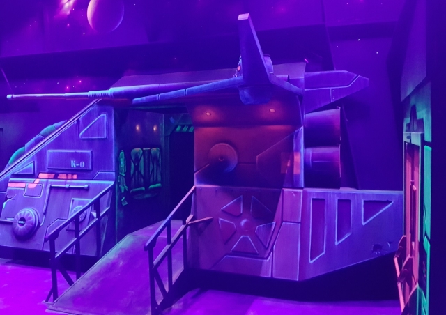 Interior circuito laser