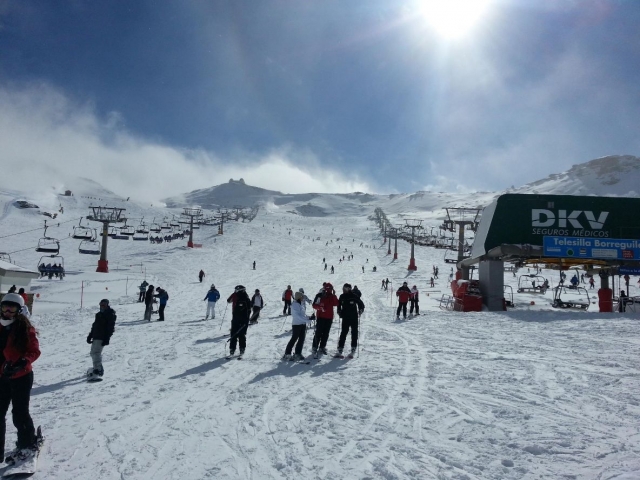 Pistas abiertas en la estacion de Granada