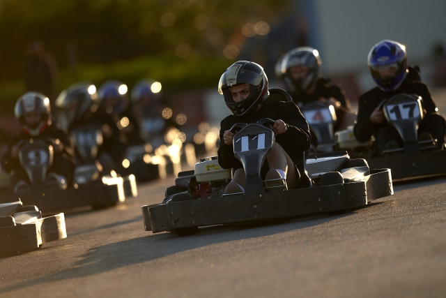 Salida grupo karts