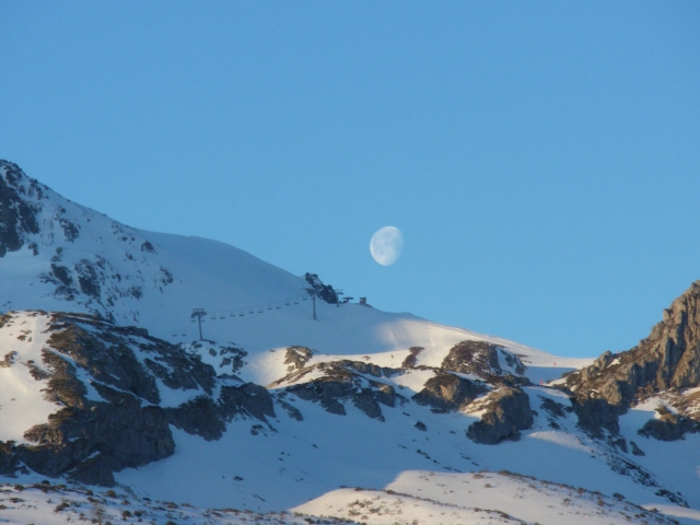 La luna de dia
