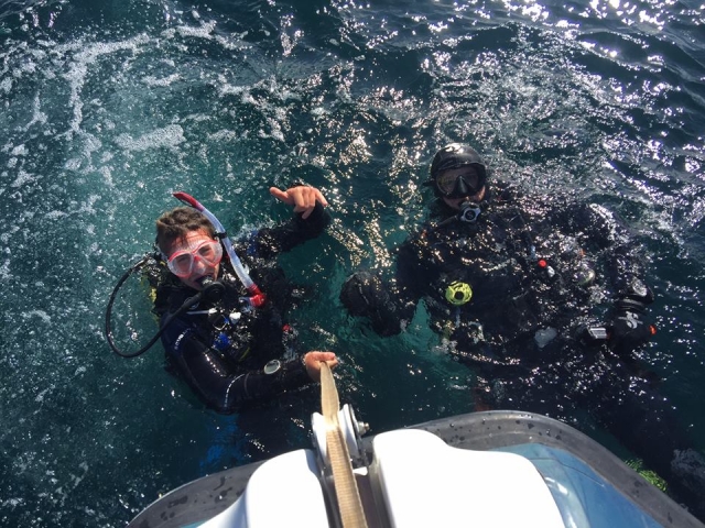  Prepared to dive 