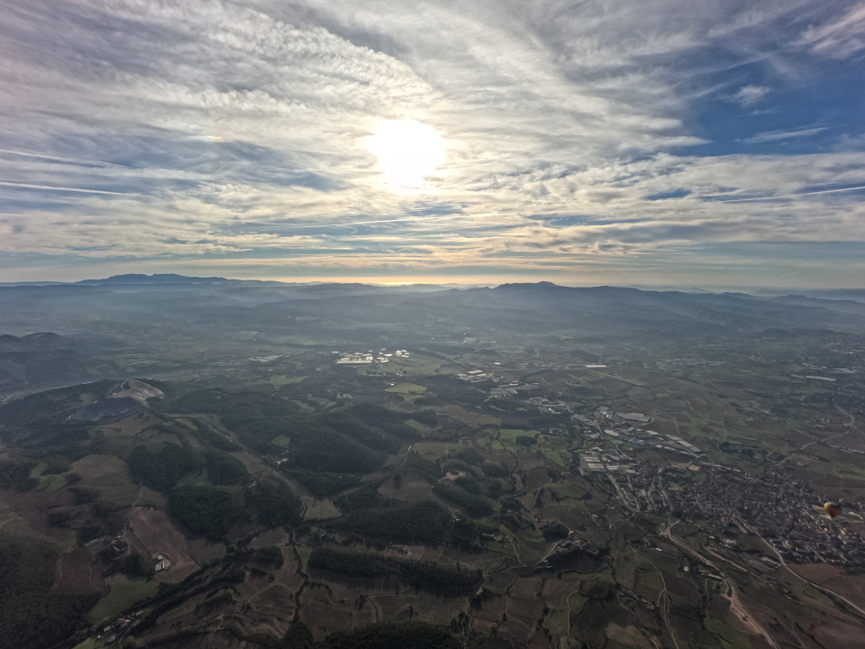 Paseo en globo por alrededores de Montserrat, 3h