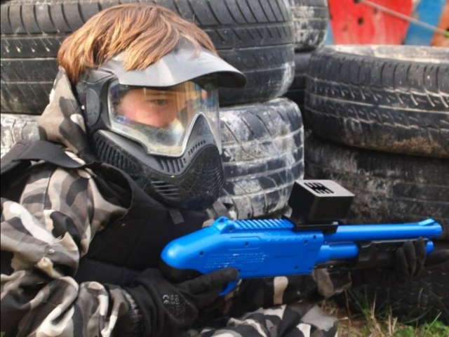  Giocatore di paintball per bambini 