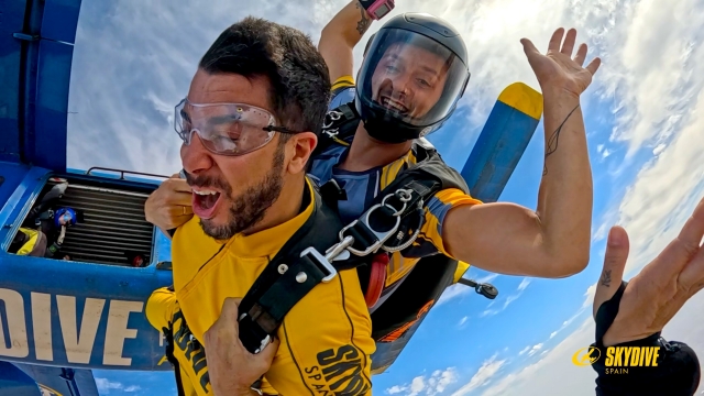 Caida libre en tandem en Sevilla