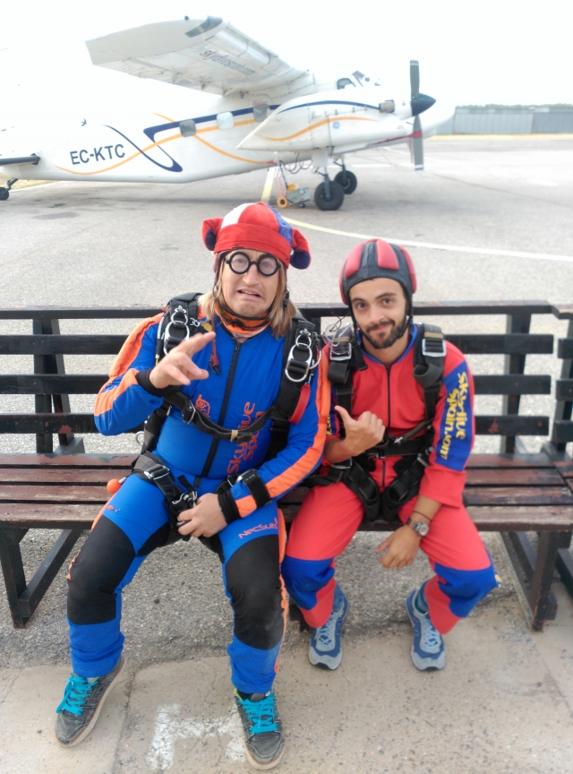 Review of Rocío about Parachute jump Seville 1 min free fall 4000 m