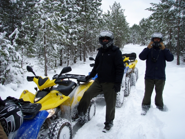  Quads im Winter 