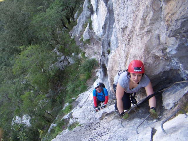 Ascenso por ferrata
