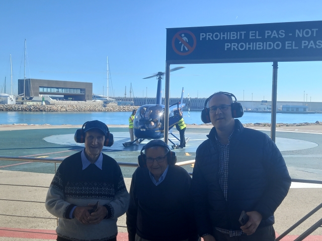 Opinión de Albert sobre Paseo en helicóptero en costa de Barcelona, 7 mins