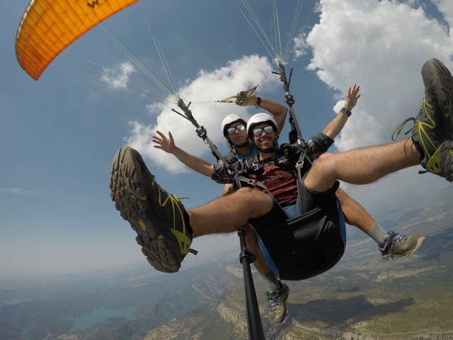 Parapente biplaza en Lleida