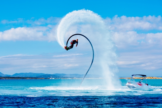 Giro completo de flyboard
