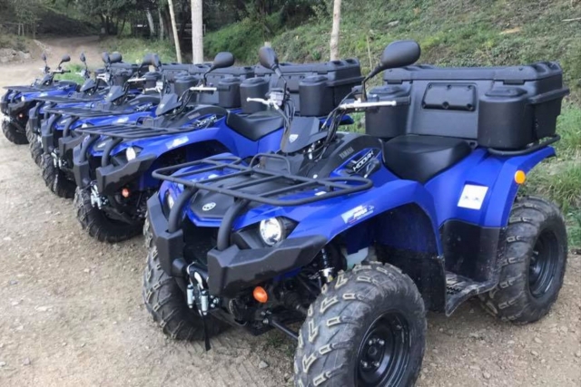Flota de nuestros quads biplaza de 450cc