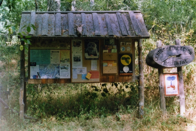 Panel informativo a la entrada