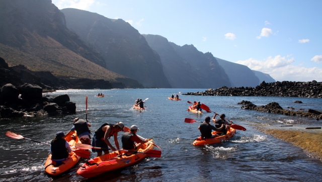 Fascinante ruta de kayaks
