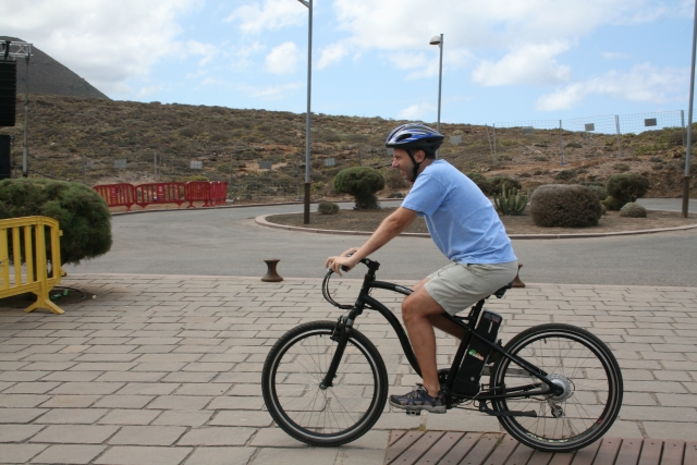 En bici