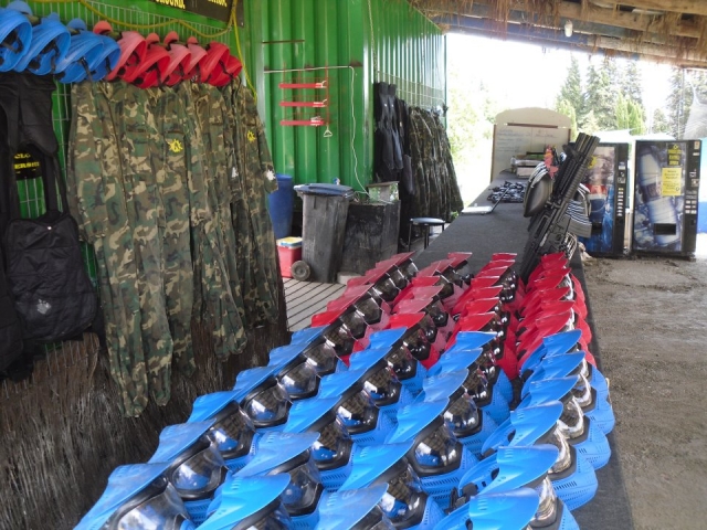 Máscaras de proteccion y equipo completo