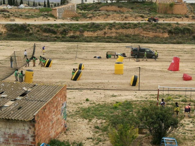 Campo de paintball en Urrea