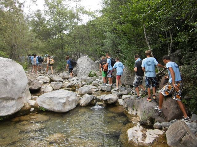  Water trekking 