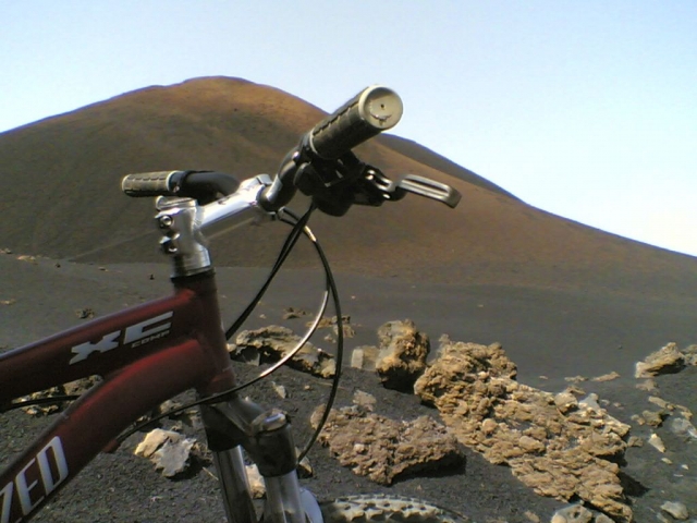  andare in bici sul Teide 