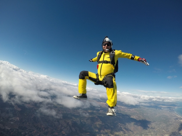Cayendo en vertical
