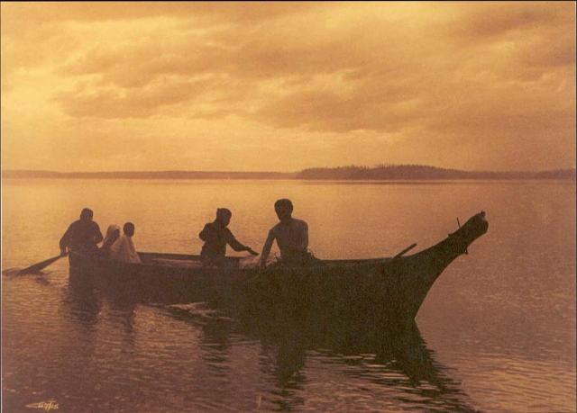  Photo of Indian canoe 