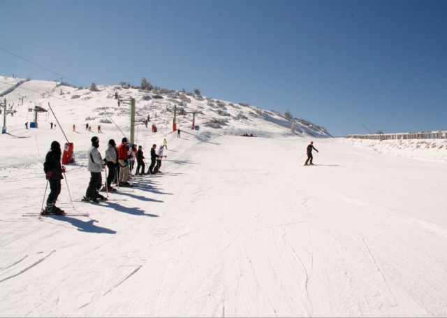  Cours de ski à la station 