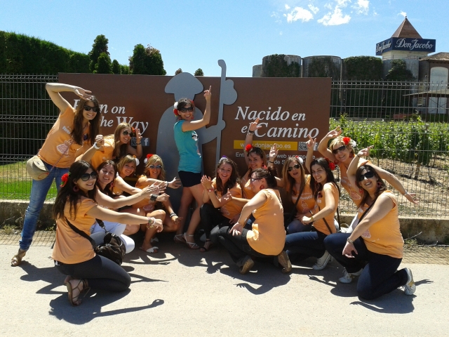 Disfrutando en grupo