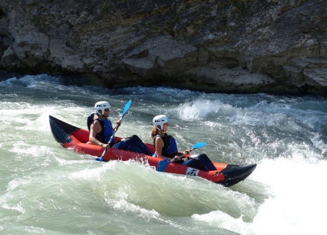  Wildwasserfluss im Kanu in Murillo 