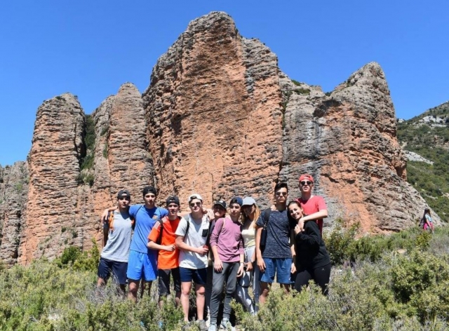  Gruppe in den Mallos von Riglos 