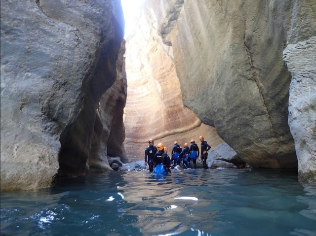  Rast in der Schlucht in Huesca 