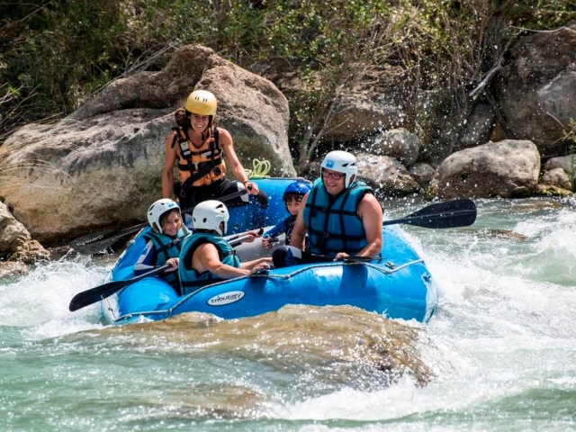  Familien-Rafting-Abfahrt in Huesca 