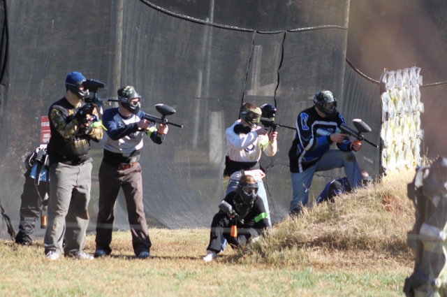 Partida de paintball para grupos