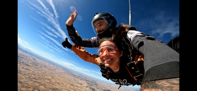 Opinión de Catalina sobre Salto en paracaídas para 2 personas Madrid