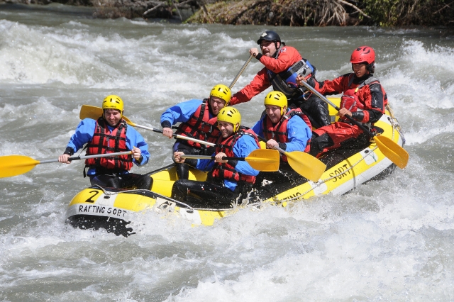  rafting in Sort 