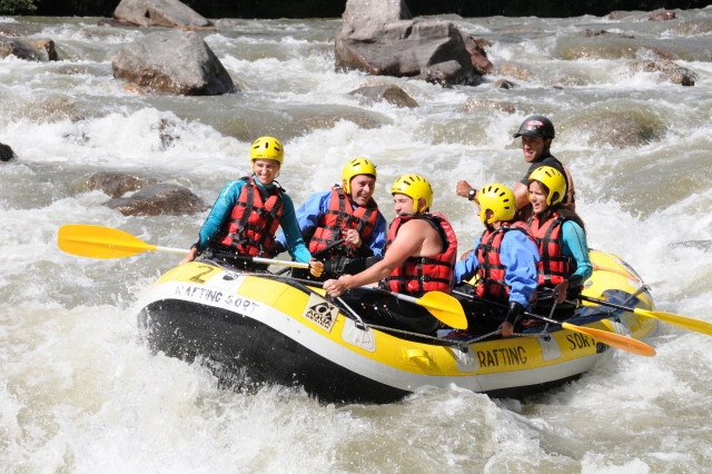  having fun with an afternoon rafting 