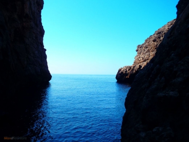 Ausgang zum Meer Pollença 