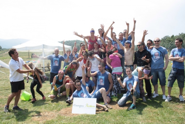 Celebrando el final del evento